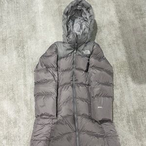 Long and warm North Face winter jacket
